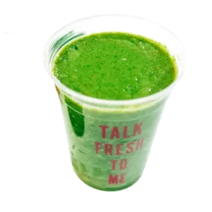 sofresh healthy smoothie featuring delicious kale fresh apple lemon banana spinach, in a nutritious manner